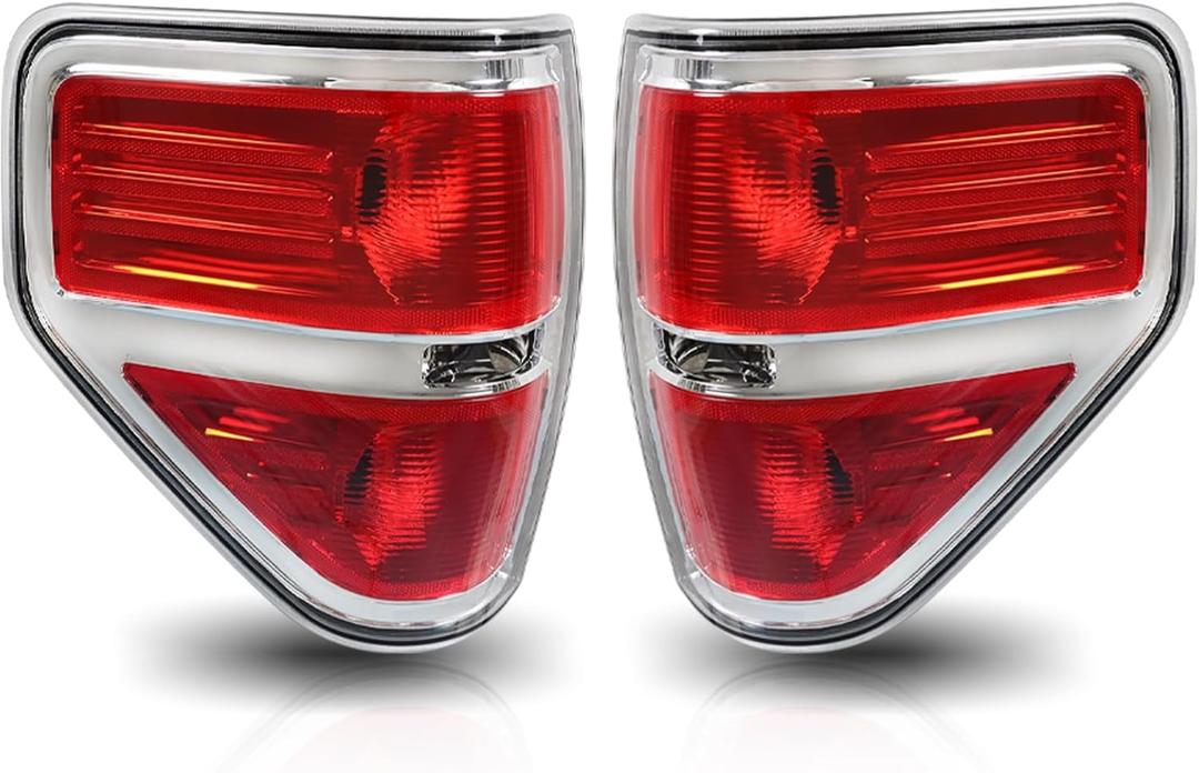 labwork LH+RH Tail Lights Replacement for F150 2009-2014 Rear Tail Lights Lamps Assembly Passenger and Driver Side
