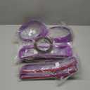 Front Grille Mesh Inserts & Headlight Cover for Jeep Wrangler JL JLU Sport & Sport S Only 2018-2023 Exterior Accessories Clip-in Grille Guard Cover Headlight Bezels Trim Ring (Purple 9PCS)