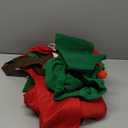 Newcotte Christmas Elf Costume Set Kids Adult Elf Costume Suit Santa Hat Dress Stocking Shoe Belt Xmas