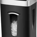 Wingwise 120-Minute Paper Shredder - 15-Sheet Capacity, 30L7.9 Gallon Bin, 58dB Quiet Operation, P4 Cross-Cut Heavy-Duty Shredder for Home & Office Use