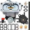 15004-0757 Carburetor Compatible with Kawasaki 15003-7094 15004-1005 Carb with 49040-2075 Fuel Pump for Kawasaki FH680D FH721D FH721V FH770D FX730V FX751V FX801V Engine Lawn Mower