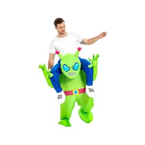 Alien Costume Family Inflatable Alien Costume Ride On Halloween Costumes Set for Kids Parents Adult