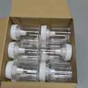 36 Pcs 3.5 Inch Baby Bottle Shower Favor Mini Plastic Candy Bottle Clear Bottles for Baby Shower Mini Feeding Candy Box for Party Favor Gift Decor (White)