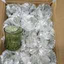 12 PCS 3 oz Mini Vintage Shot Glasses Green Plastic Crystal Tequila Glasses Vodka Glass Set Small Whiskey Glasses Espresso Shot Cups Clear Disposable Liquor Cups for Party Engagement Wedding Birthday