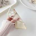 3 x Bow Phone Case for iPhone 16 Pro Max Case Cute Bowknot Women Girly Design Soft Silicone Camera Protection Protective Lovely Girls Phone Case for iPhone 16 Pro Max Beige