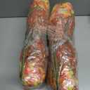 2 x Alupssuc 20 Bundles Artificial Fall Flowers for Outdoors Decoration, Faux Pansies Fake Mums Flowers Plants, UV Resistant No Fade Realistic Silk Pansy for Porch Planter Garden Patio Yard, Autumn Orange