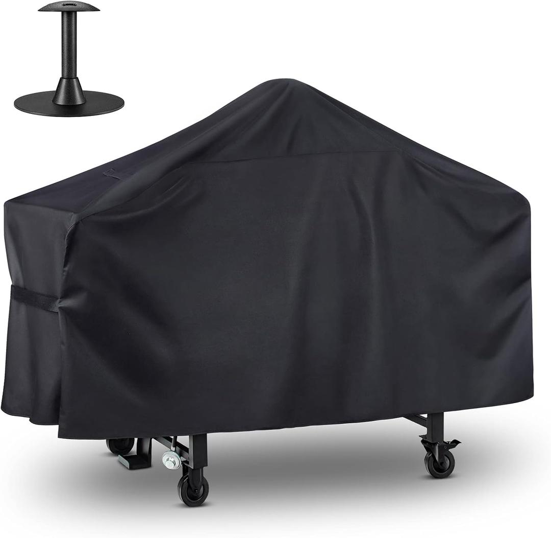 Arcedo 36 Inch Griddle Cover Compatible for Blackstone, Camp Chef 600, Nexgrill, Heavy Duty Waterproof 4 Burner Flat Top Grill Cover, Includes Support Pole