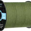 Paracord 240lb - Diameter 2mm Micro Utility Cord -3 Strand Parachute Spool Cord - 100ft 200ft,Paracord for Camping,Hiking,Fishing,Outdoor and DIY (Army Green)