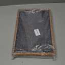 Oirlv Wood Flat Jewelry Tray Stackable Jewelry Drawer Organizer Showcase Jewelry Holder (Grey)