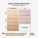 FOUR REASONS Color Mask, Pearl Blonde (27 Colors) Hair Gloss & Color Depositing Conditioner Semi Permanent Hair Toner for Color-Treated Hair Color For Women Vegan & Cruelty-Free 6.76 fl oz