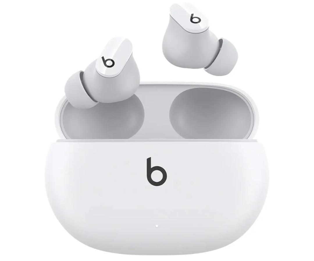 Beats Studio Buds - True Wireless Noise Cancelling Earbuds - Compatible with Apple & Android, Built-in Microphone, IPX4 Rating, Sweat Resistant Earphones, Class 1 Bluetooth Headphones - White