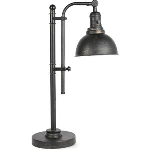 VONLUCE Rustic Desk Lamp Black Adjustable, Industrial Style Metal Task Lamp (25"-29"), Vintage Work Lamp, Farmhouse Reading Lamp in Aged Bronze Finish, ETL Certificate