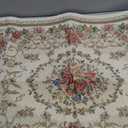 Entryway Rug - Paisley Pattern, Door Mat Indoor Entrance, Floral Vintage, Machine Washable, Non-Slip Low Pile Area Rug for Kitchen, Front Door, Kids Room - Beige 23 x 35 Inch