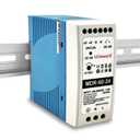 MDR-60-24 DIN Rail Power Supply 24V 2.5A 60W Single Output, Input 100-240V AC 50/60Hz, Industrial AC/DC Switching Converter
