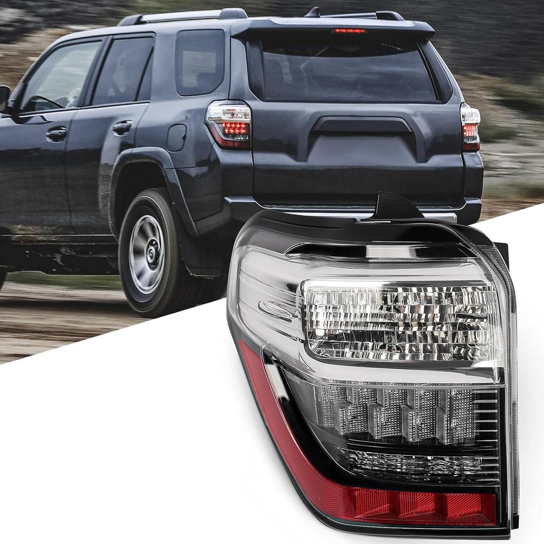 Huray Tail Light Assembly for Toyota 4Runner 2014-2020 Tail Lamp Replacement 8156135392 Driver Side (Left)