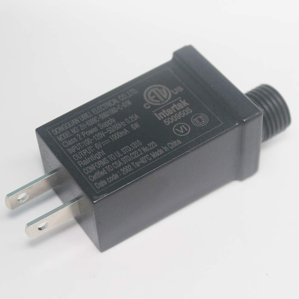 LED Power Supply for String Lights, Autbye Waterproof IP44 Low Voltage Seasonal Use LED Driver Transformer, Mini Wall Mount US Plug LED Adapter (6V1A) LED Power Supply for String Lights, Autbye Waterproof IP44 Low Voltage Seasonal Use LED Driver Transformer, Mini Wall Mount US Plug LED Adapter (6V1A)