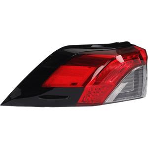Dasbecan Left Driver Side Outer Tail Light Assembly Compatible with Toyota RAV4 2019 2020 2021 2022 2023 2024 Replace 81550-0R090 TO2805148 Rear Brake Lamp Taillight