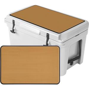 Hjdeck Cooler Pad for RTIC 20/22/32/52/65 Quart Seat Cushion Soft Self-Ahesive Cooler Pad Accessory - Dark Brown