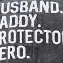 Husband Daddy Protector Hero Hat, Adjustable Cotton Embroidered Fathers Day Birthday Gifts for Dad Baseball Cap (Gray), One Size