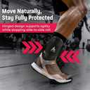 Active Ankle T2 Ankle Brace, Black Ankle Support for Men & Women, Ankle Braces for Sprains, Stability, Volleyball, Cheerleading, (Black, L)