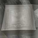 6PCS Buffet Risers, Food Risers for Buffet Table, Display Stand Shelf for Party Catering Dessert Collectibles, White Acrylic Cube Boxes Nesting Risers with Hollow Bottoms (Size 10" 9" 8" 7" 6" 5")