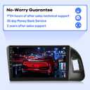 [2G+64G] Car Radio for Audi Q5 2010-2018, 9 inch Android 13 Touch Screen Car Stereo, Carplay/Android Auto/Hi-Fi/Bluetooth/WiFi + AHD Backup Camera + MIC