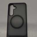 TORRAS Strong Magnetic & Seamless Stand for Samsung Galaxy S25 Plus Case, Fit for MagSafe, Mil-Grade Drop Protection, Adjustable Kickstand for Samsung Galaxy S25 Plus Case, Translucent Back/Black Edge