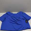 Women's Fall Slant Neck High Waist Dress Solid Color Zipper Long Sleeve Plus Size Pencil Skirt Size 14W