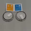 Misxi 2-Pack Shockproof Case with Screen Protector Compatible for Google Pixel Watch 4 (2025) 45mm, Direct Charging High Sensitivity Curved Protective Cover with Tempered Glass for Pixel Watch 4, Transparent