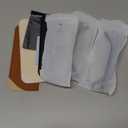 CCVOO 3 Pack Reading Glasses Blue Light Blocking, Retro Semi Rimless Readers for Men Women, Round Eyewear Filter UV400 (C1 Matte Black Silver/Clear Silver/Tea Gold), Magnification Strength: 2.0 x