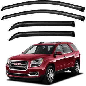 Window Visors Rain Guards Shield for 2007-2016 GMC Acadia, Out-Channel Window Vent Wind Deflectors Visors Shades for 2007-2010 Saturn Outlook 2017 Acadia Limited