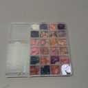 Reusable Gel Press on Nails Kit, 24 Colors 576PCS Press on Nails Short Square, Glossy Short Fake Nails With Glue DIY Gift