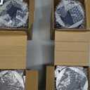 Lichamp 4-Pack Solar Camping Lantern, USB Rechargeable LED Lanterns Battery Powered Pop Up Flashlight Lamps with Three Modes Power for Power Outages Hurricane Supplies Emergency Indoor & Outdoor