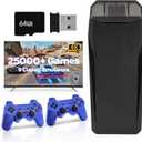 Wireless Retro Game, 25000+ Games Built-in, 4K HDMI Output, 9 Emulators, Dual 2.4GHz Wireless Game