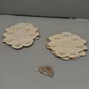 12 Sets Sunday School Craft for Kids God Says You are Sunflower Craft Christian Wooden Painting DIY Activities Religious Bible Sunflower Gifts with String for Sunday School Church Home