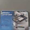Slendor Foldable Lap Desk with Cup Holder for Bed, Couch, Floor