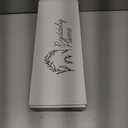 RyddeligHome White Faux Kiku Flowers for Vase - 10 Long Stem Artificial Flowers with Eucalyptus, Realistic Winter Floral Stems for Tall Vases, Farmhouse Home Decor (Premium Quality)