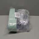 Automatic Cat Feeder and Water Dispenser with Stainless Steel Bowl Gravity Food Feeder and Waterer Set for Small Medium Dog Puppy Kitten 1 Gallon x 2(Green)