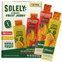 SOLELY - Organic Mango & Organic Pineapple Fruit Jerky (10 Mango, 6 Pineapple) - Real Fresh Fruit Strips - Healthy Snacks for Adults & Kids - Non GMO, Vegan Snacks, Shelf Stable - 16 Strips (0.8 oz), BB 10/22/2026