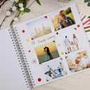 potricher 12 x 12 Inch Large DIY Scrapbook Photo Album 80 Pages Thick Kraft Blank White Paper Memory Book for Wedding and Anniversary Family (White, 12 Inch)