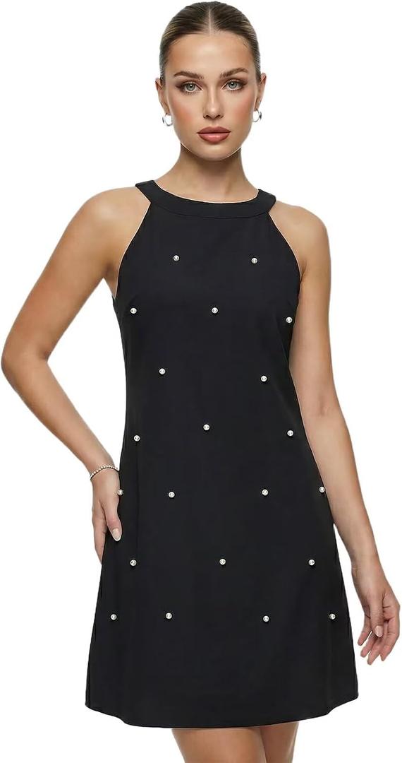 Women Summer Sleeveless Halter Neck Dresses 2026 Casual Floral Print Dress Sun Dresses for Party Beach Vacation XL