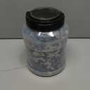 Skyflame 10-Pound Blended Fire Glass Diamonds for Fire Pit Fireplace Landscaping, 1/2 Inch Cobalt Blue, Crystal Ice, Caribbean Blue Luster