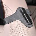 Seat Belt Adjuster & Holder for Adults, Car Seat Belt Clip for Easy Reach, Seatbelt Guide Grabber, Fits Sports Seats with Headrest Gap or Hole