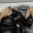 Gerrii 12 Pcs Vases for Centerpieces Metal Compote Vases Urn Planter Trumpet Flower Stand Small Pedestal Flowers for Wedding Table Reception Birthday Anniversary Ceremony Home Decor, 5.91 Inch(Black)