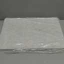 Bulletin Board, 24 x 18 Inches Felt Decorative Pin Board, Cork Alternative for Wall, Foldable Photo Self-Adhesive Vision Mood Board With 20 Pushpins - Marble White