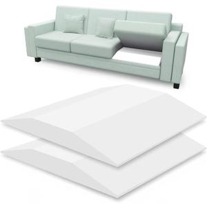 Sofa Couch Cushion Support for Sagging Sofas Cushions Repair Trapezoidal Furniture seat Cushions sag Repairing High Rebound, Firm Couch Sofa Support Under Cushion Sag Repair, White Set of 2