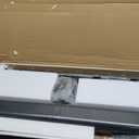 Universal Swivel TV Stand/Base Table Top Stand 40 to 86 inch TVs 110 Degree Swivel, 5 Level Height Adjustable, Heavy Duty Tempered Glass Base, Holds up 132lbs Screens, HT04B-003