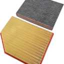 Engine & Cabin Air Filter Fit for 2022-2025 Ford Bronco, 2024-2025 Ranger, V6 3.0T, Replace NB3Z9601A MB3Z19N619A