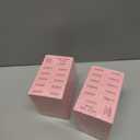 Kosiz 1000 Sheets Raffle Tickets with 10 Bid Numbers Per Sheet Colored Raffle Tickets Sheets for Chinese Auction Basket Silent Auction Church Events(Pink)