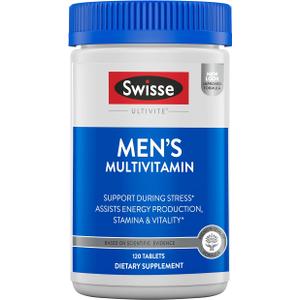 Swisse, Ultivite®, Men's Multivitamin, 120 Tablets, Best By 04/29